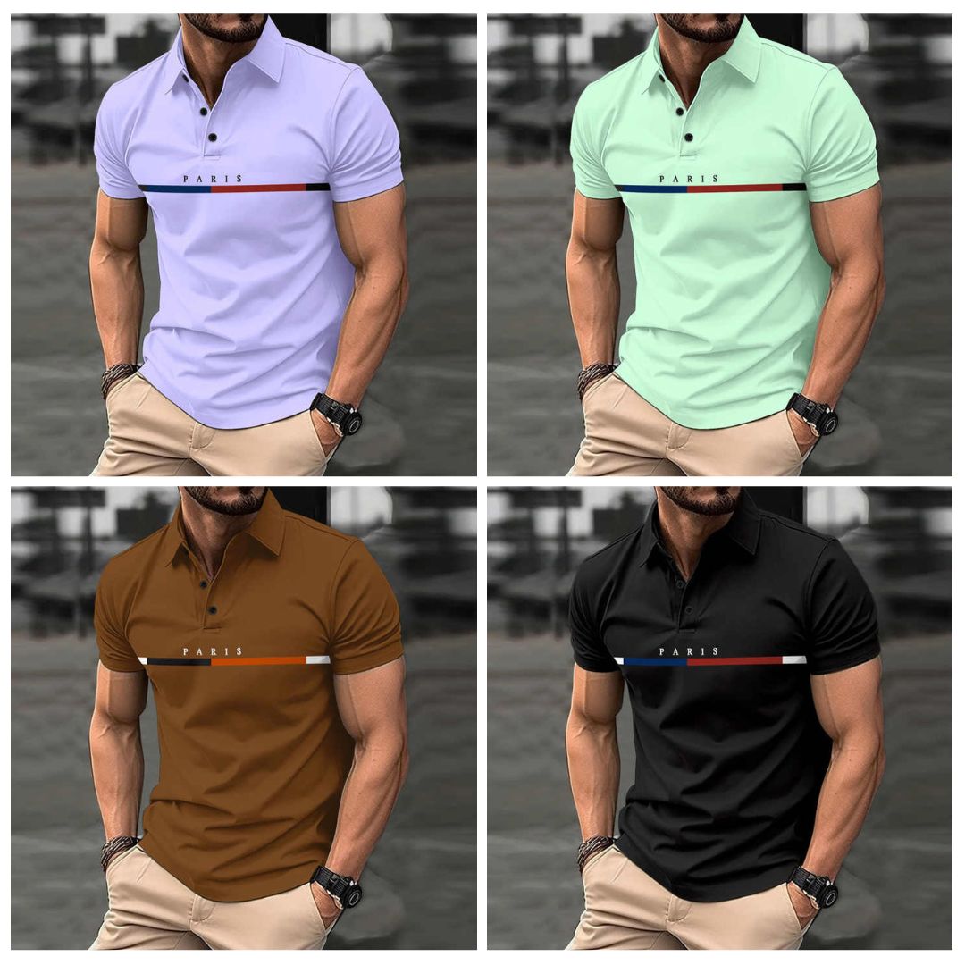 Premium Polo T-shirt ( Pack of 4)